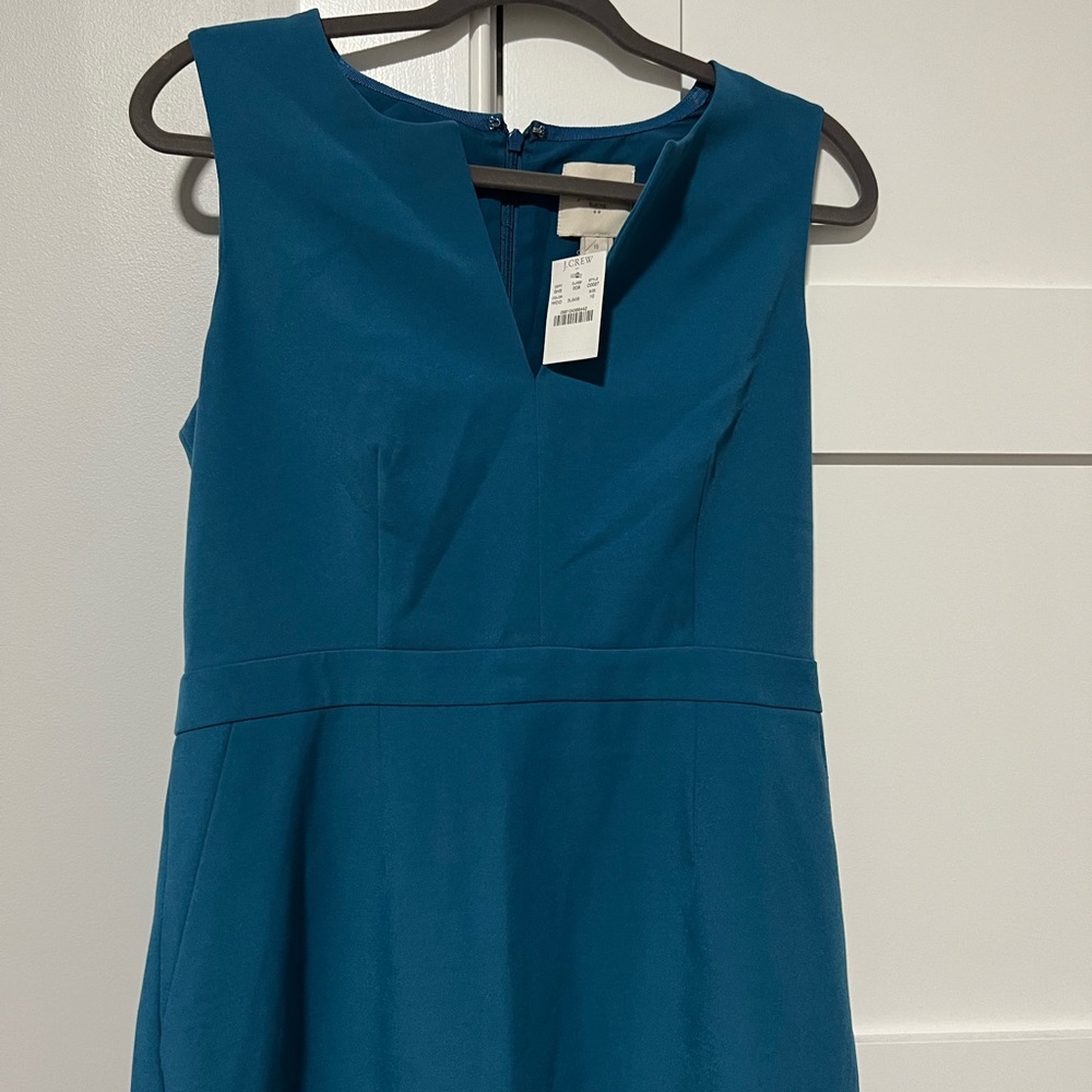J Crew v neck sheath dress.